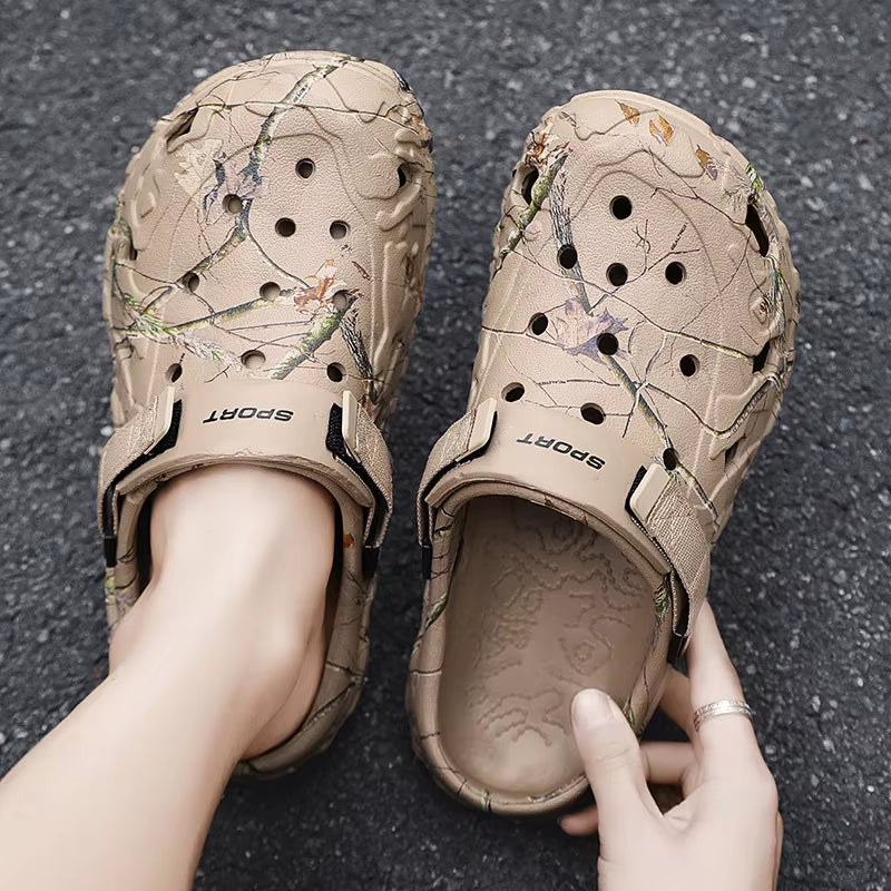 Crocs-Inspired Men’s Sandals – Comfortable, Durable & Non-Slip Slippers for All-Day Use