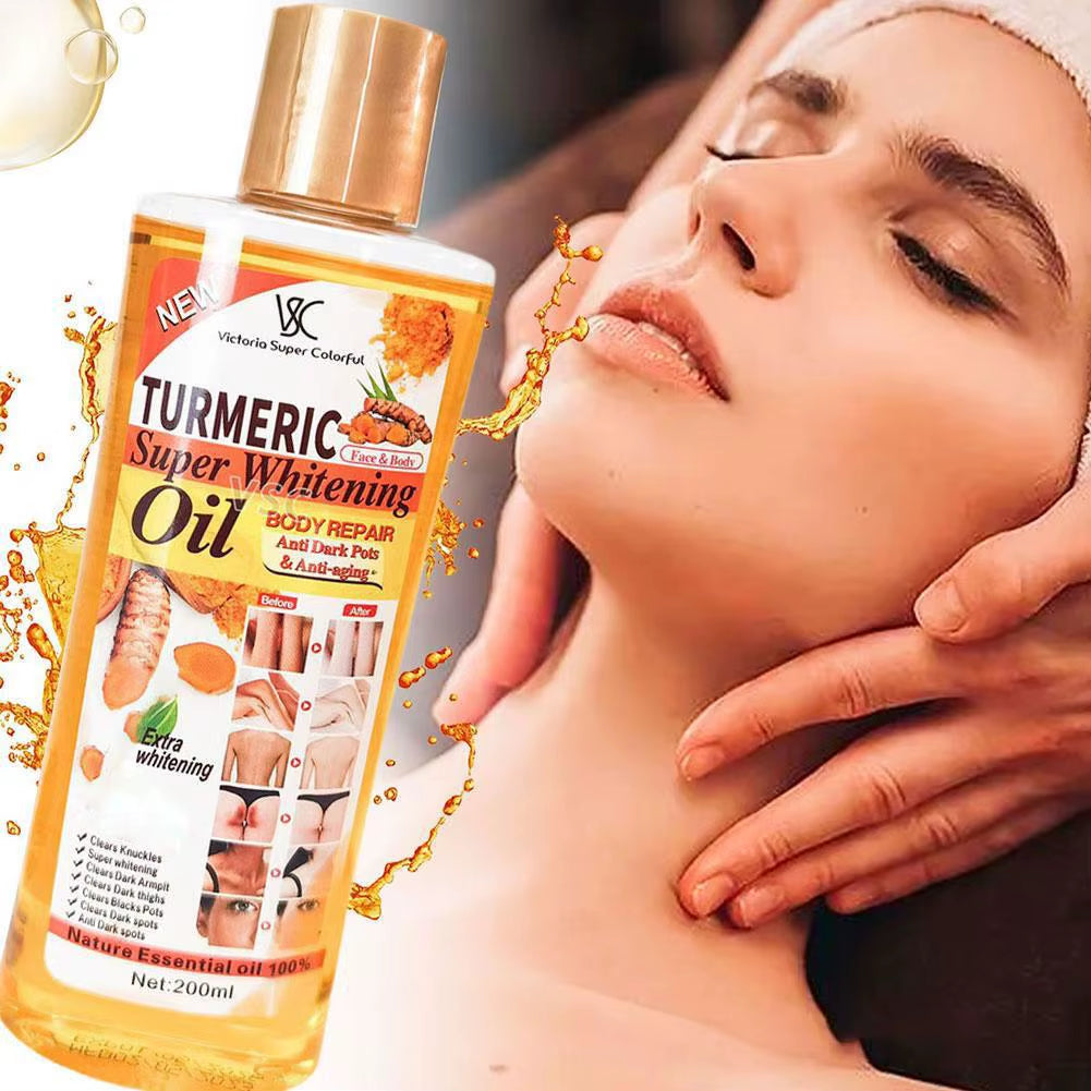 Turmeric Essential Oil: Facial and Body Massage Oil for Moisturizing, Diffuser Aromatherapy, Brightening, and Smoothing Skin Care