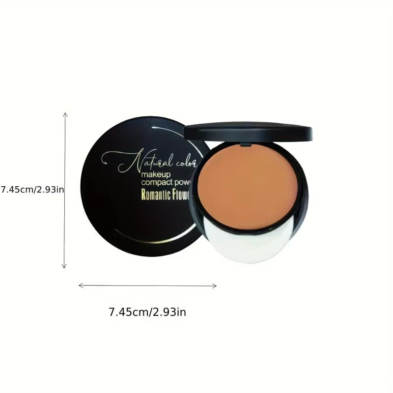 Sweat-Resistant Contouring Powder Palette: Matte Buildable Coverage for All Skin Tones, Perfect for Highlighting and Shading