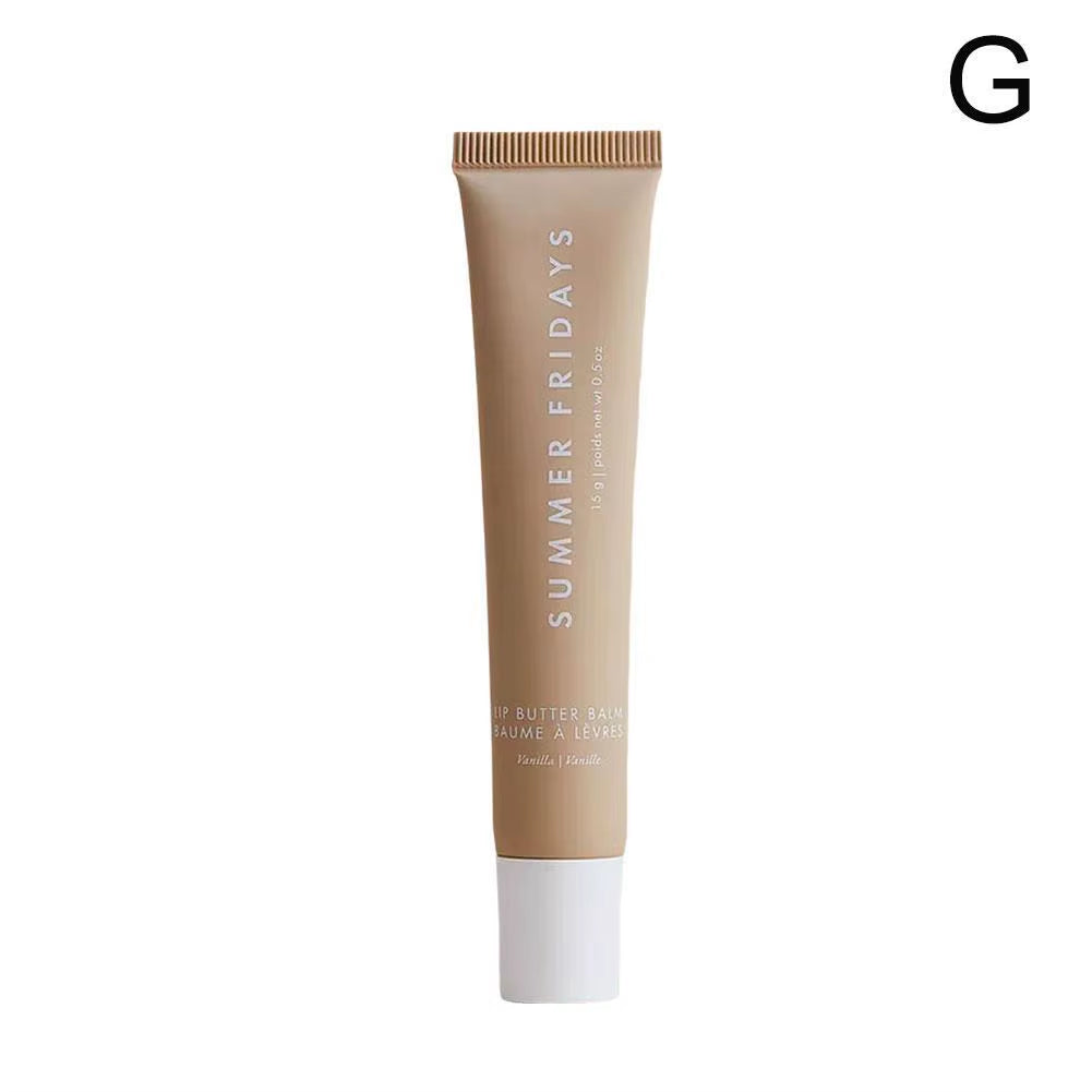 Summer Fridays Vanilla Beige Lip Balm Mini Lip Gloss Set: Moisturizing, Transparent Lip Makeup