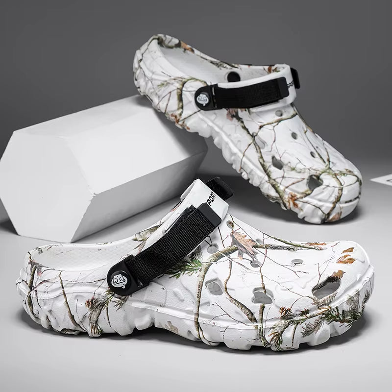 Crocs-Inspired Men’s Sandals – Comfortable, Durable & Non-Slip Slippers for All-Day Use