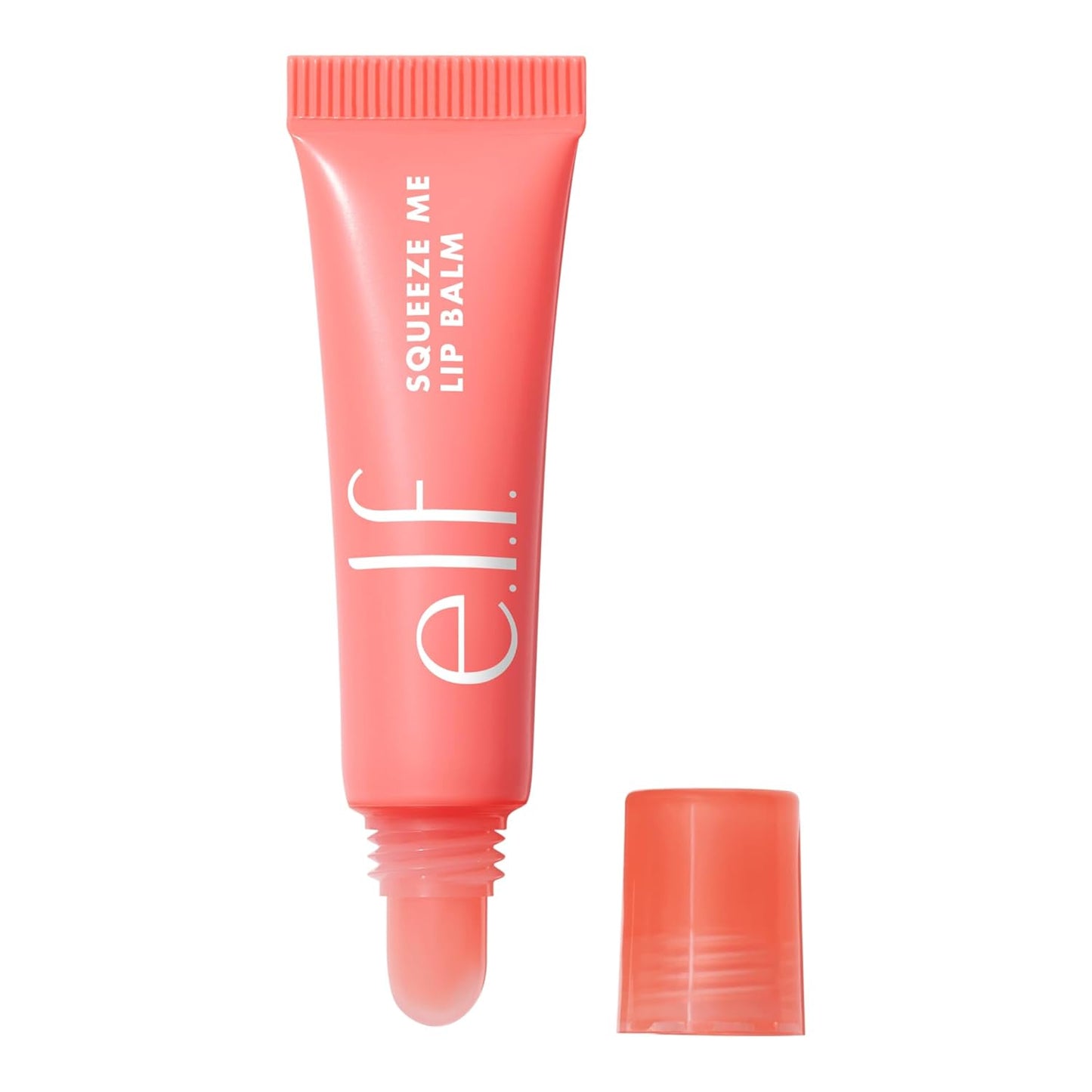 e.l.f. Squeeze Me Lip Balm – Moisturizing Sheer-Tint Lip Balm with Hyaluronic Acid, Vegan & Cruelty-Free, Strawberry