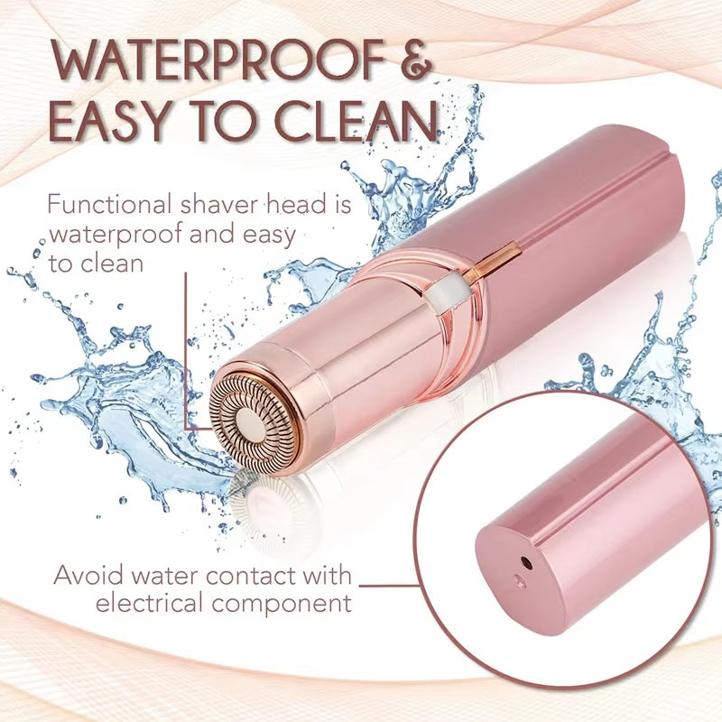 New Epilator Face Hair Removal Lipstick Shaver: USB Electric Eyebrow Trimmer and Mini Shaver for Women