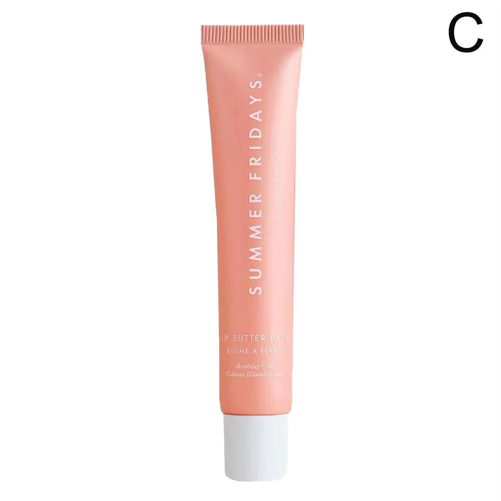 Summer Fridays Vanilla Beige Lip Balm Mini Lip Gloss Set: Moisturizing, Transparent Lip Makeup