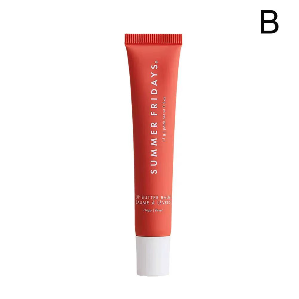 Summer Fridays Vanilla Beige Lip Balm Mini Lip Gloss Set: Moisturizing, Transparent Lip Makeup
