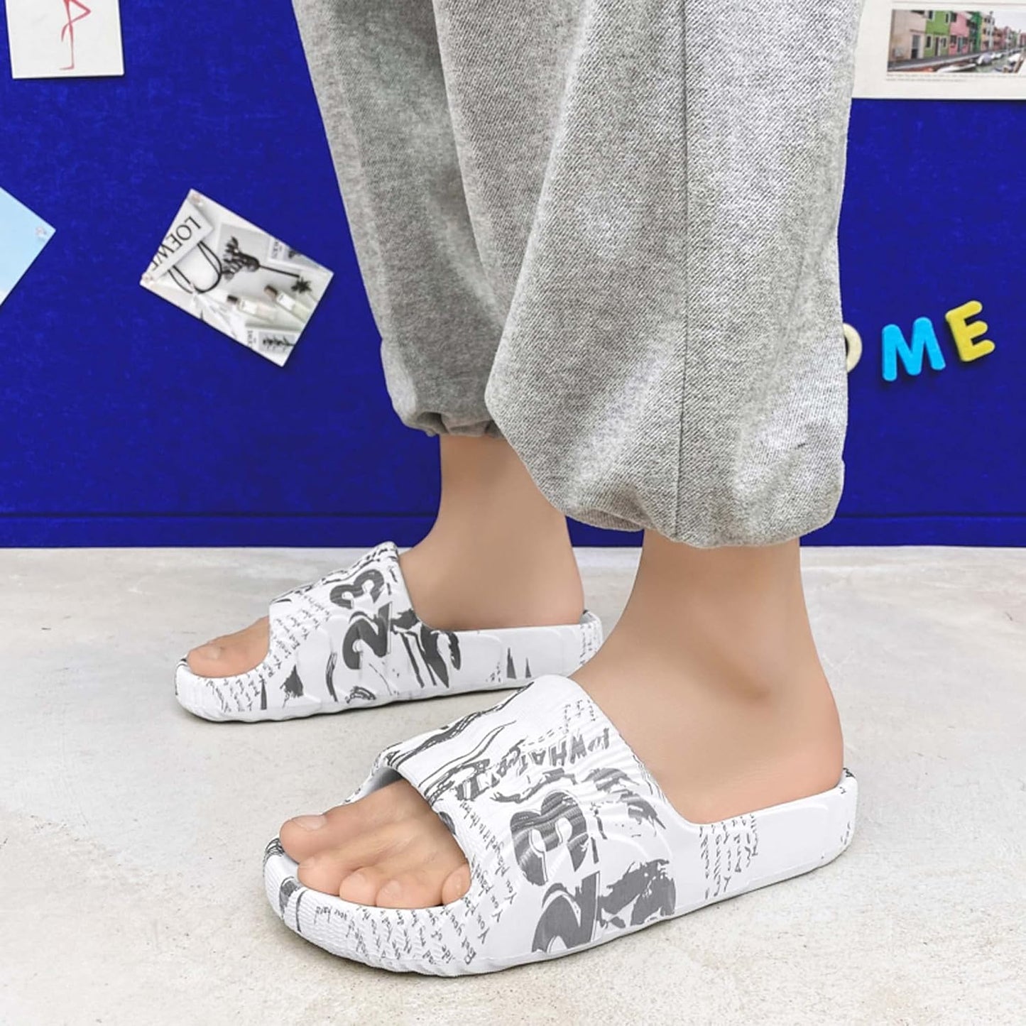 EVA Men's Summer Slippers – Lightweight Non-Slip Beach Sandals, Breathable & Comfortable Casual Footwear