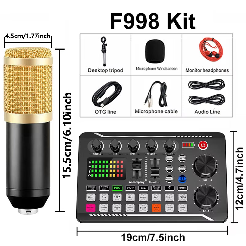 Podcast Equipment Bundle: Complete Set for Professional Streaming and Broadcasting