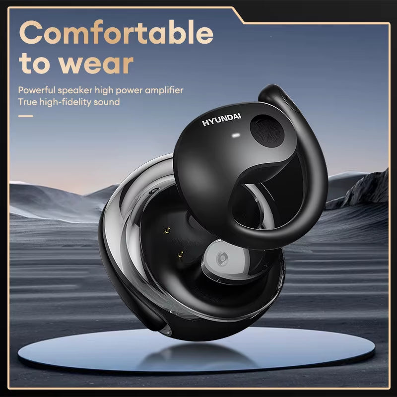 HY-T26 Wireless Bluetooth 5.3 Earphones: HD Voice Call, Noise Reduction, and Portable Earbuds with Mic