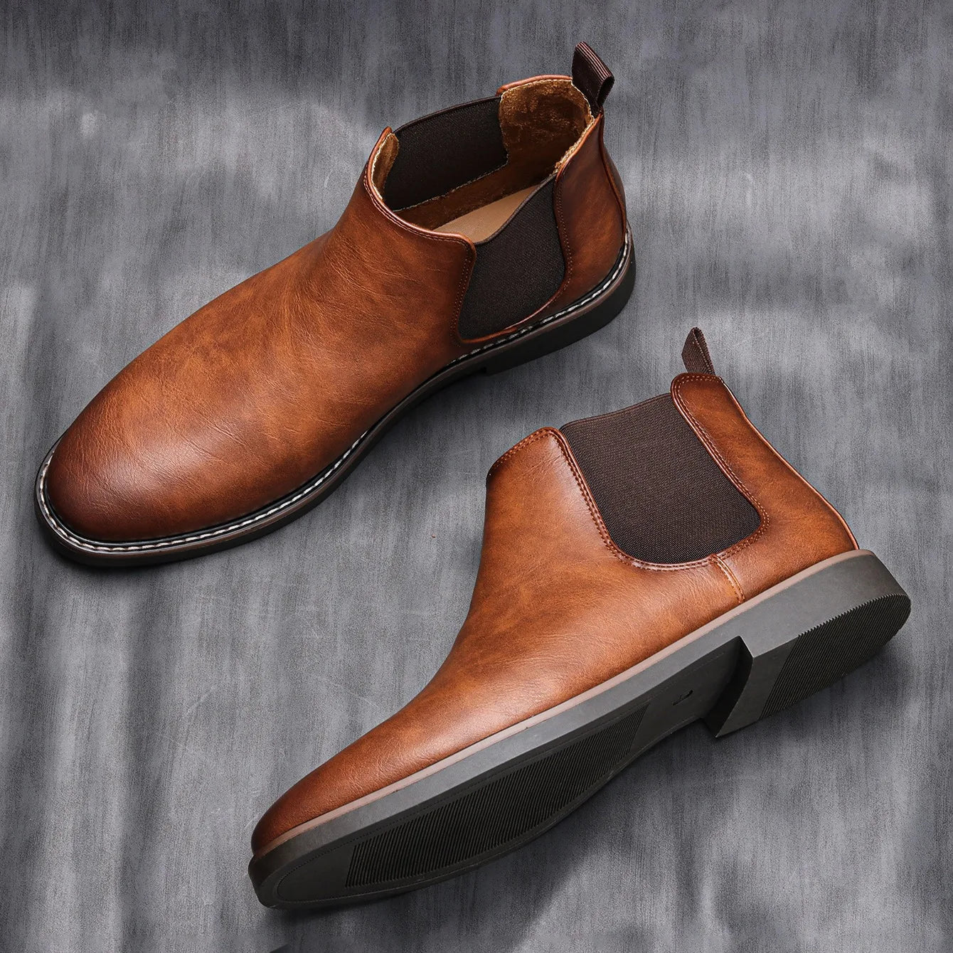 Men's Retro Chelsea Boots: Comfortable and Fashionable Footwear for Stylish Men