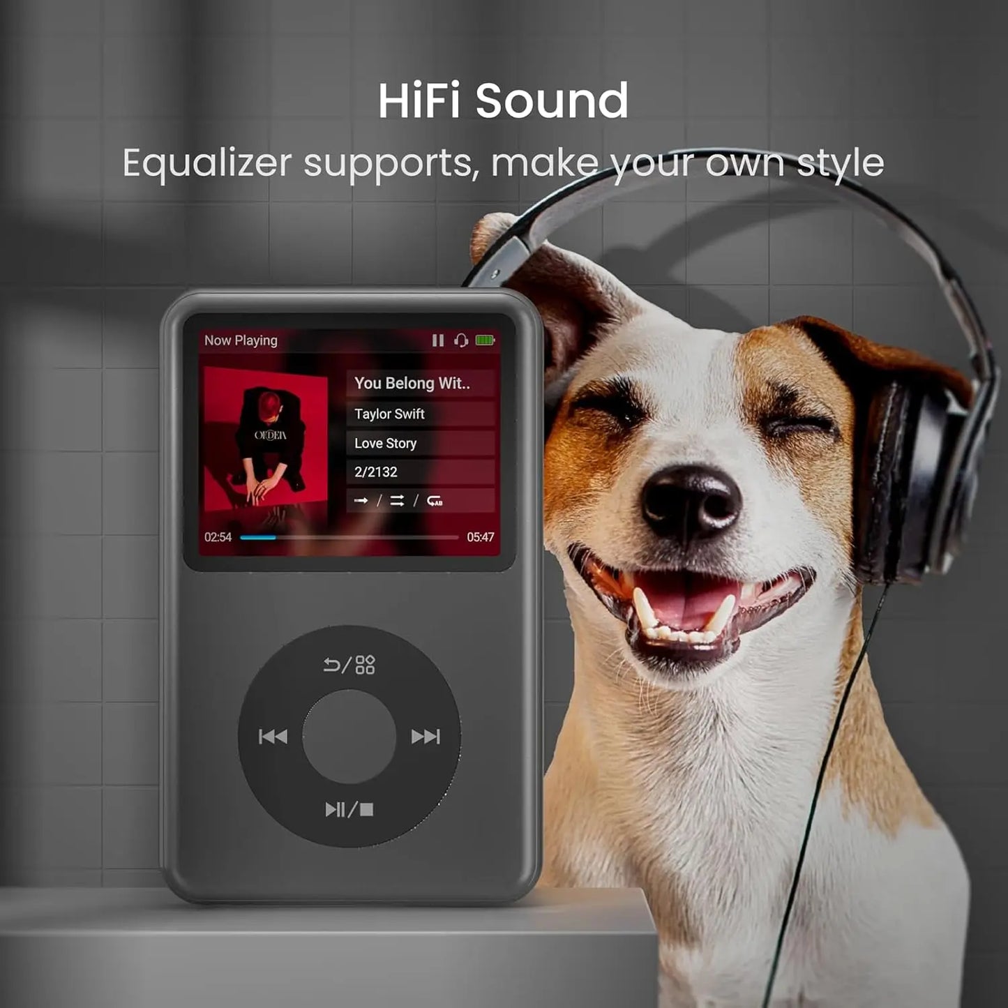 iPod Classic 128GB MP3 Music Player β HiFi Bluetooth Audio Player with FM Radio, Video Playback & Built-in Speaker