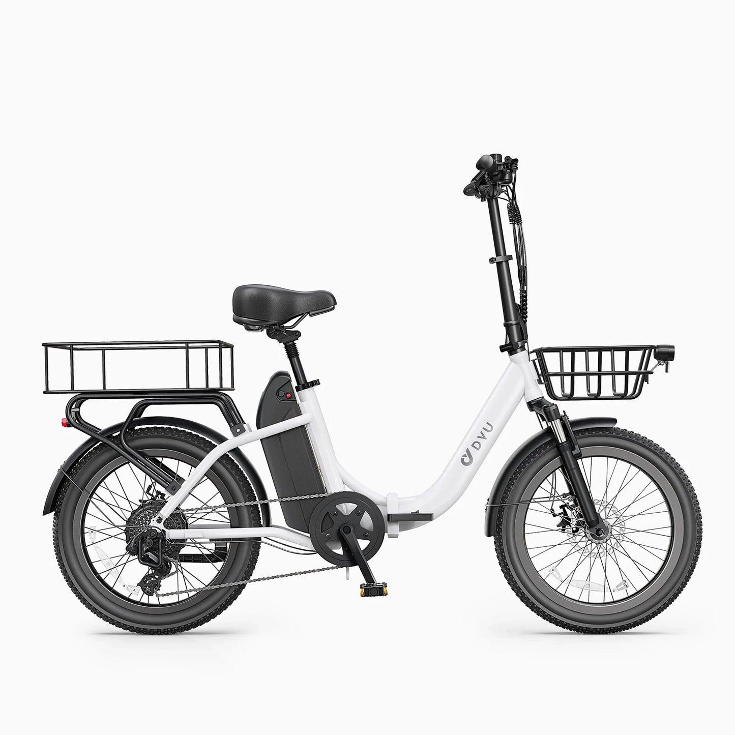 DYU C9 Folding Electric Bike – 20-Inch, 750W, 45km/h Max, Long-Range Electric Bicycle