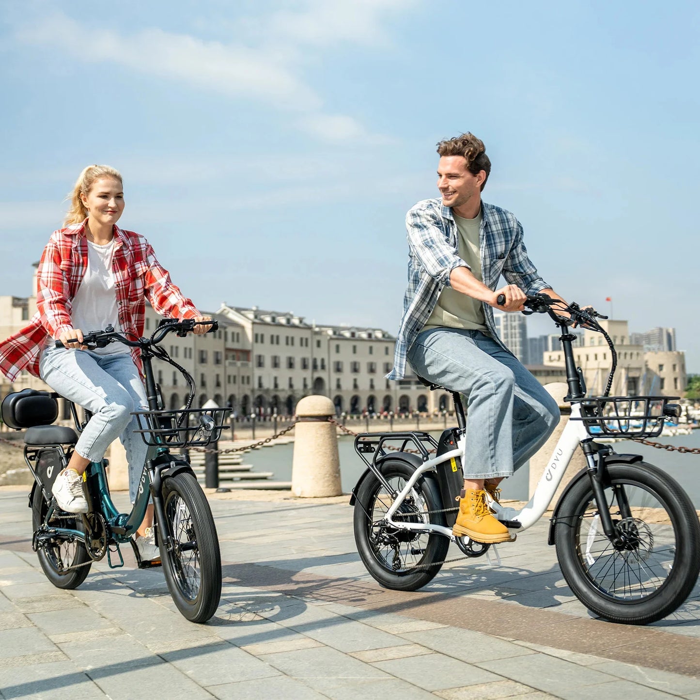 DYU C9 Folding Electric Bike – 20-Inch, 750W, 45km/h Max, Long-Range Electric Bicycle
