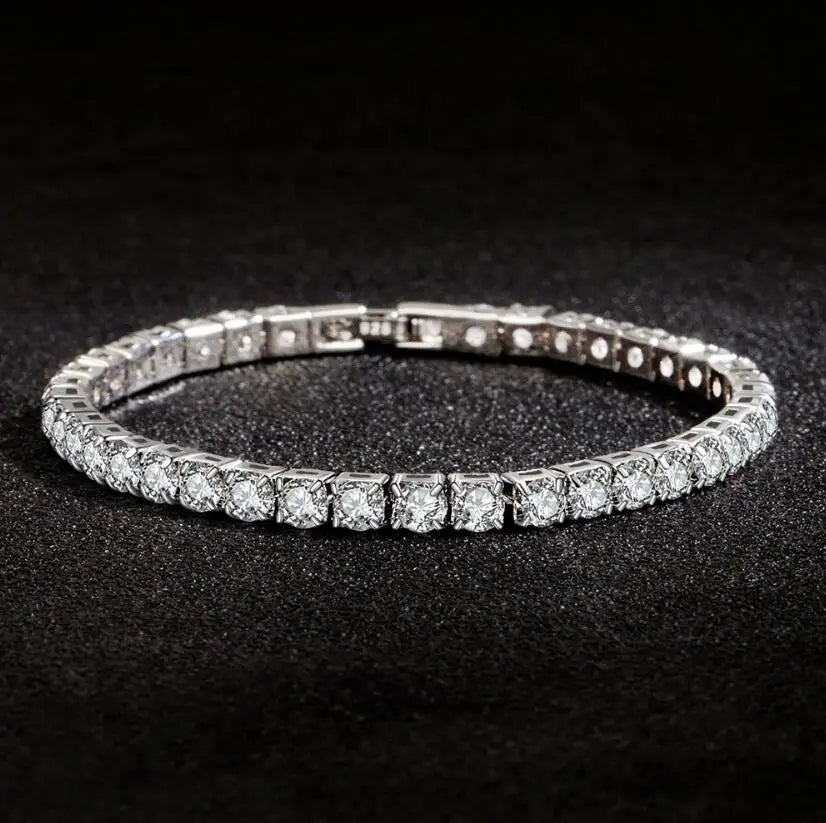 Geniune Moissanite Tennis Diamond Bracelet for Women