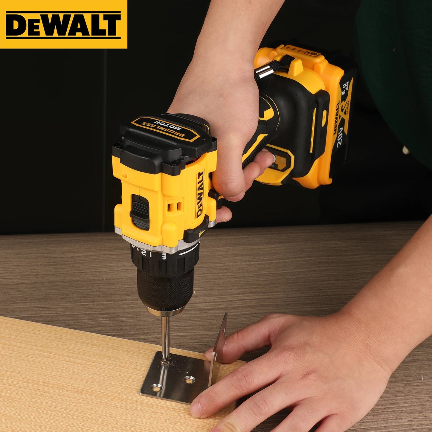 DEWALT DCD805 20V Brushless Cordless Electric Drill β Compact Impact Driver & Rechargeable Hand Screwdriver