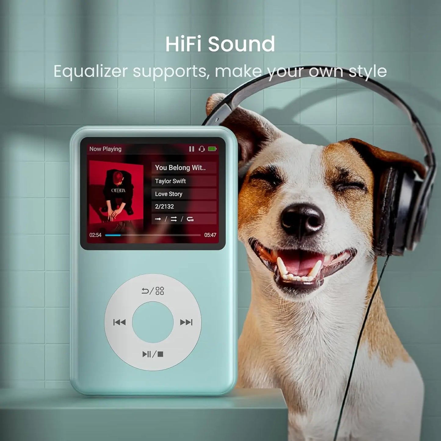 iPod Classic 128GB MP3 Music Player β HiFi Bluetooth Audio Player with FM Radio, Video Playback & Built-in Speaker