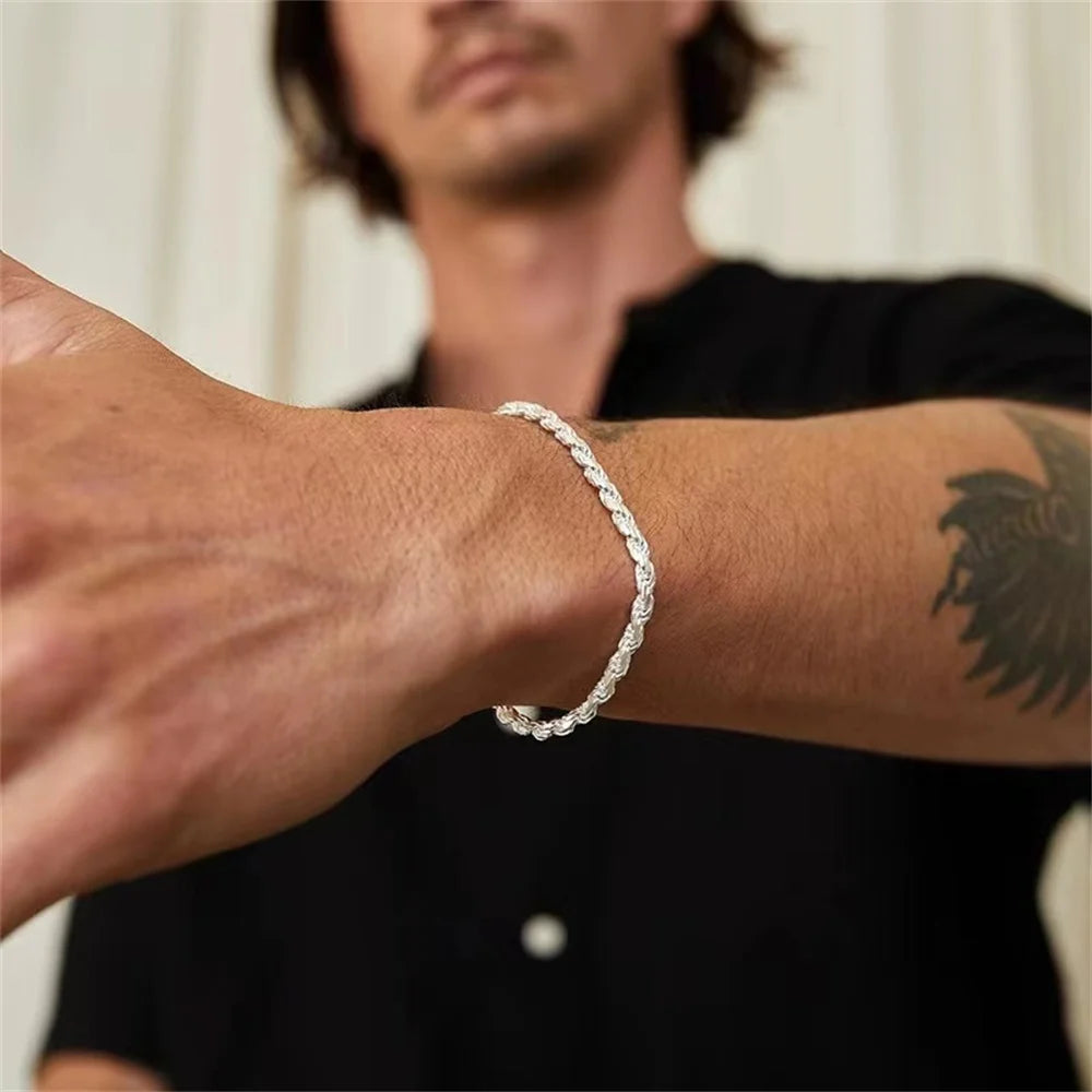 Twist Chain Bracelet β Retro Gold Fashion Jewelry for Men & Women