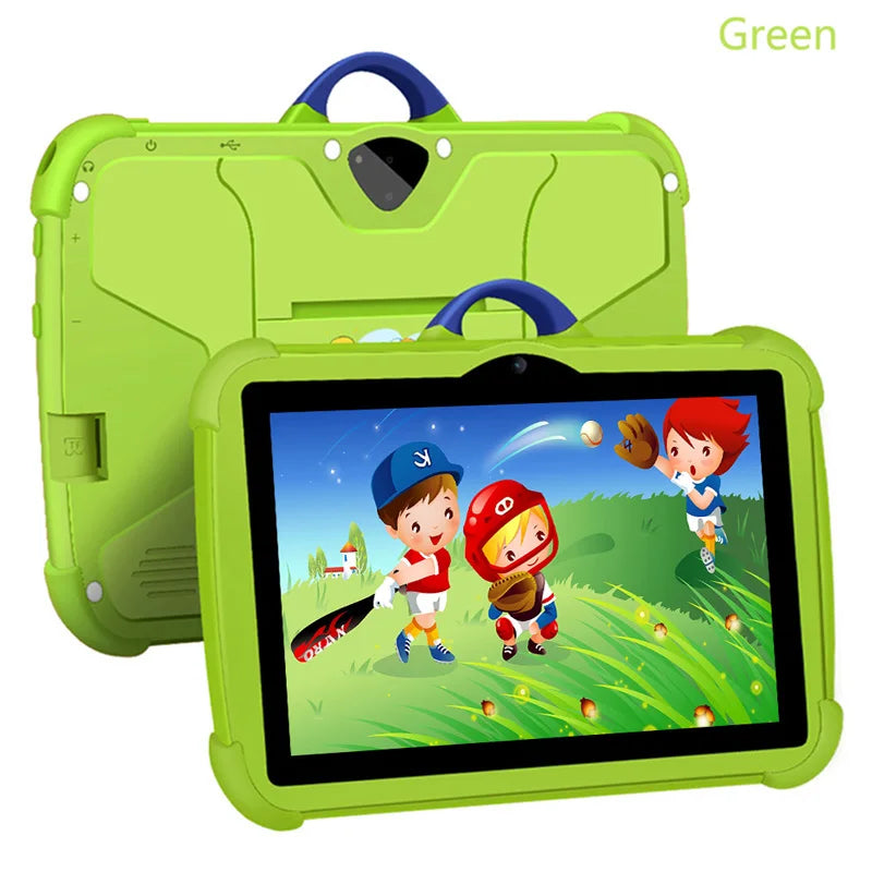 Kids Tablet 7-Inch Android – Quad-Core, 4GB RAM 64GB ROM, Educational Games & Learning Apps, Cartoon Design, Parental Control & Entertainment