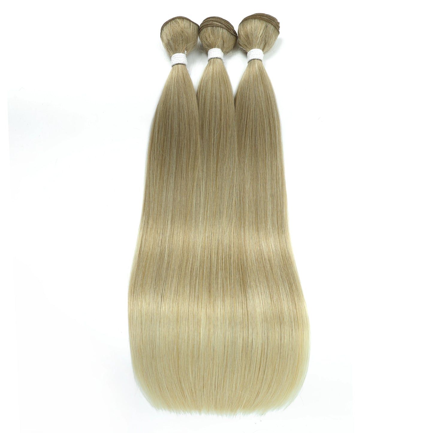 Bone Straight Hair Bundles – Synthetic Yaki Straight Extensions, Full-End Long Ponytail Weaving for Women