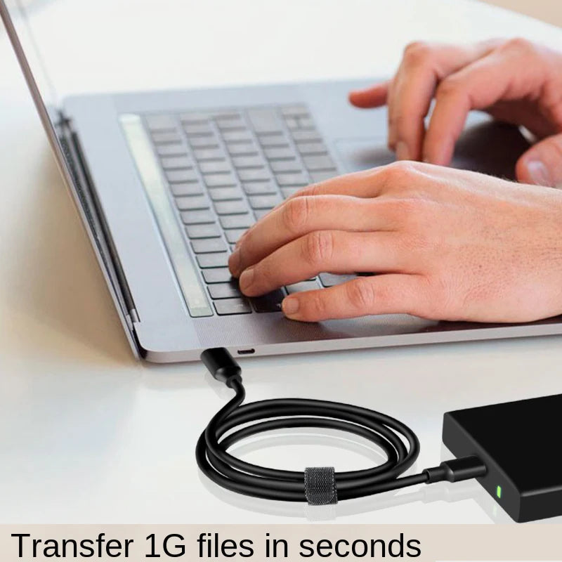 USB 3.2 to Type C 3.2 Cable – 10Gbps Data Transfer, 60W Fast Charging for SSD & Devices