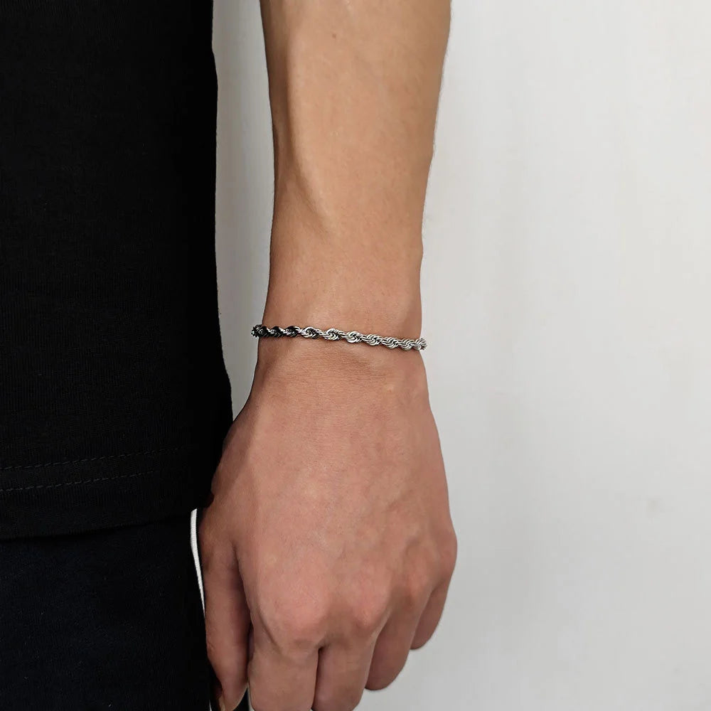 Twist Chain Bracelet β Retro Gold Fashion Jewelry for Men & Women