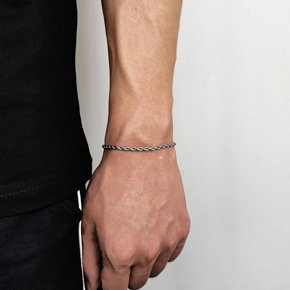 Twist Chain Bracelet β Retro Gold Fashion Jewelry for Men & Women