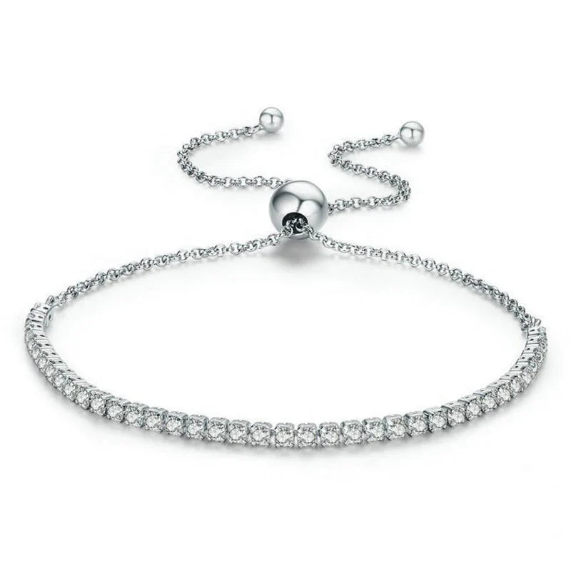 Geniune Moissanite Tennis Diamond Bracelet for Women