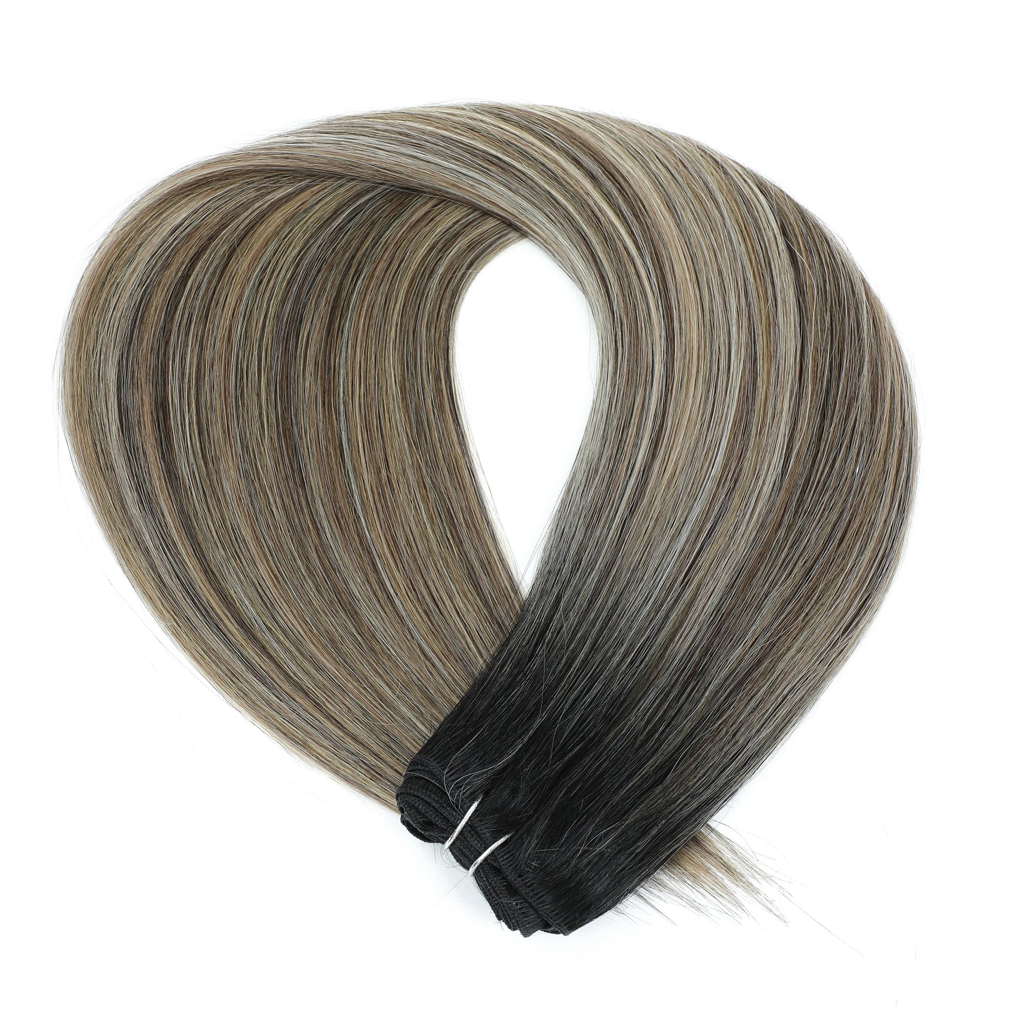 Bone Straight Hair Bundles – Synthetic Yaki Straight Extensions, Full-End Long Ponytail Weaving for Women