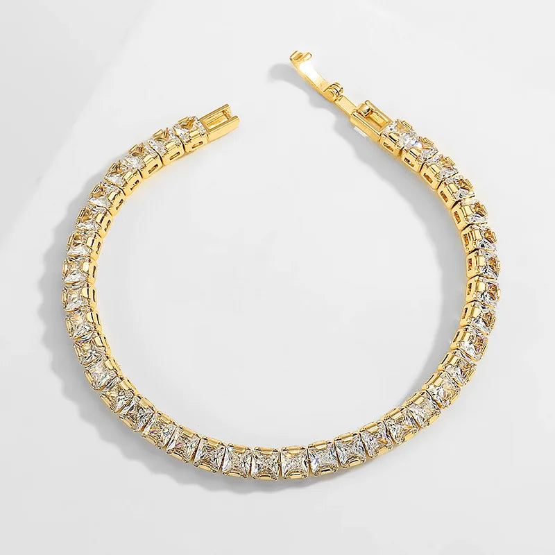 Geniune Moissanite Tennis Diamond Bracelet for Women
