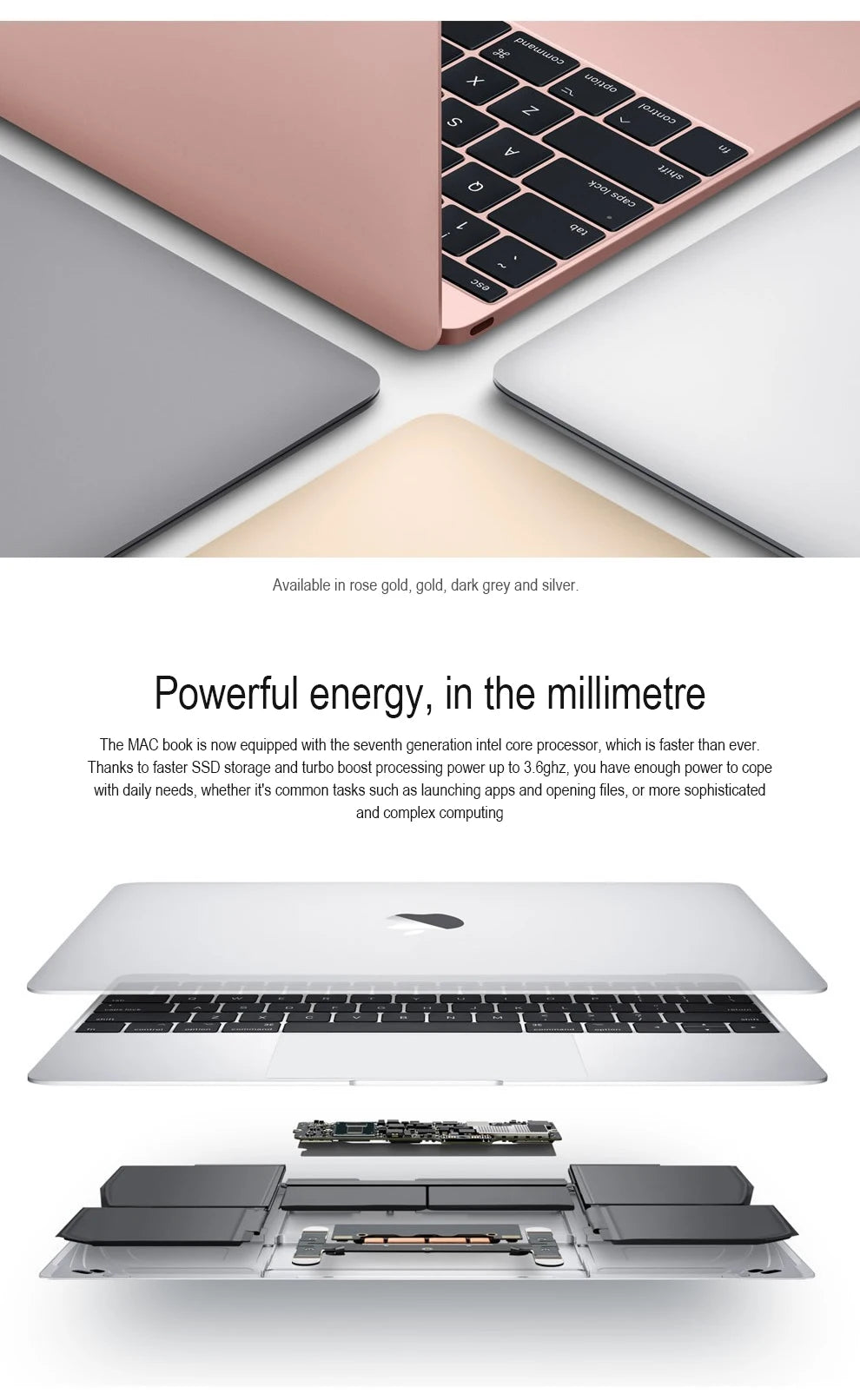 Apple MacBook Air 12" (2016) – Intel Core HD 5300, 8GB RAM, 256GB SSD, Retina Display, Ultra-Thin Genuine Laptop with WiFi