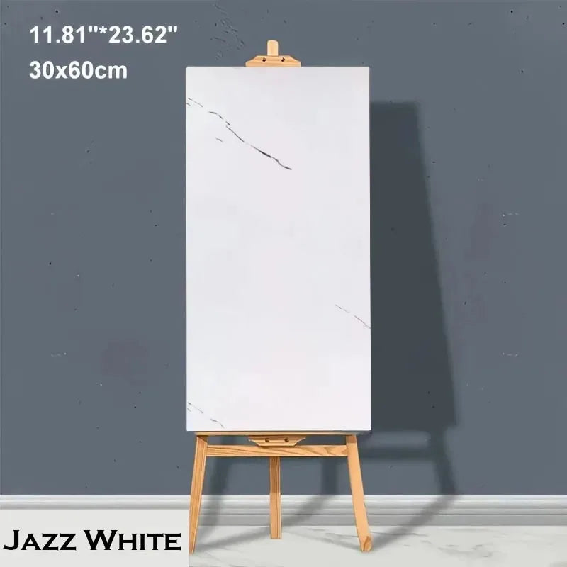 10–20pcs Marble PVC Floor Tiles – 30x60cm Self-Adhesive, Waterproof Peel & Stick Wall Stickers for Kitchen, Bathroom & Home Décor