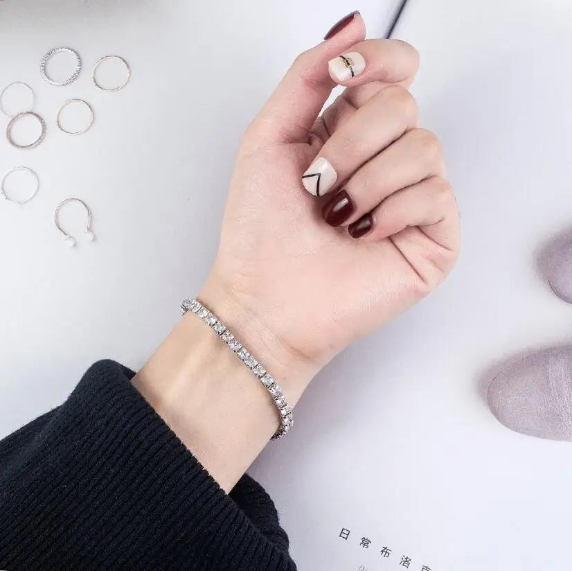 Geniune Moissanite Tennis Diamond Bracelet for Women