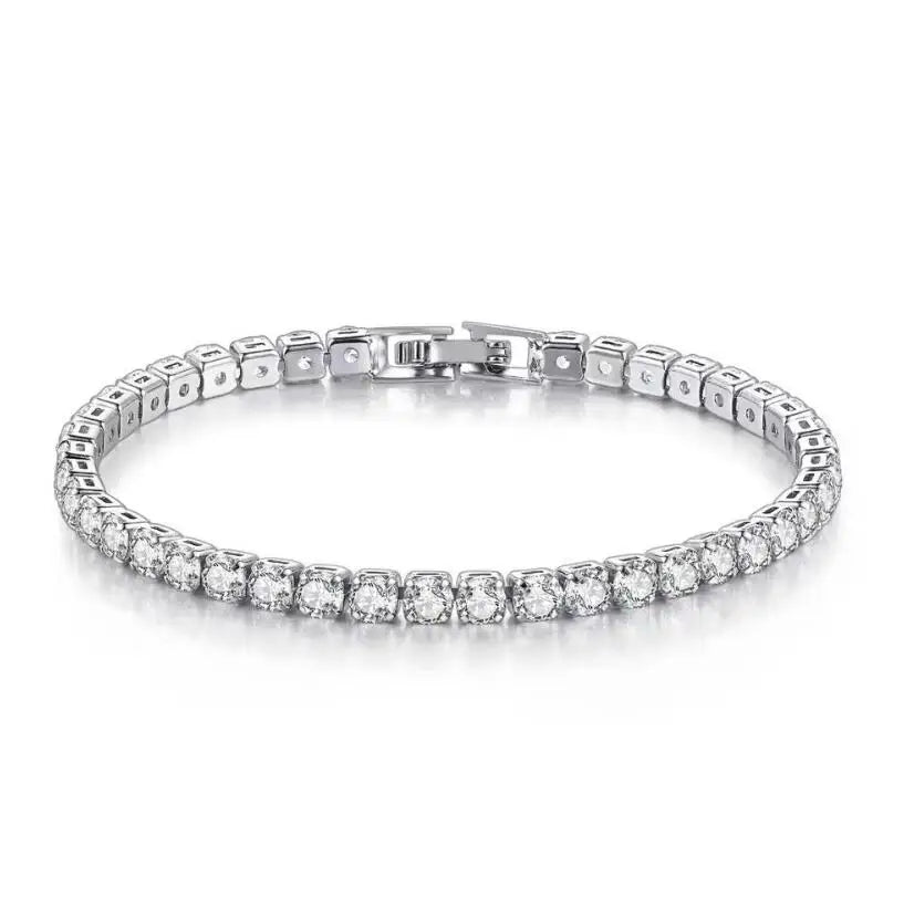 Geniune Moissanite Tennis Diamond Bracelet for Women
