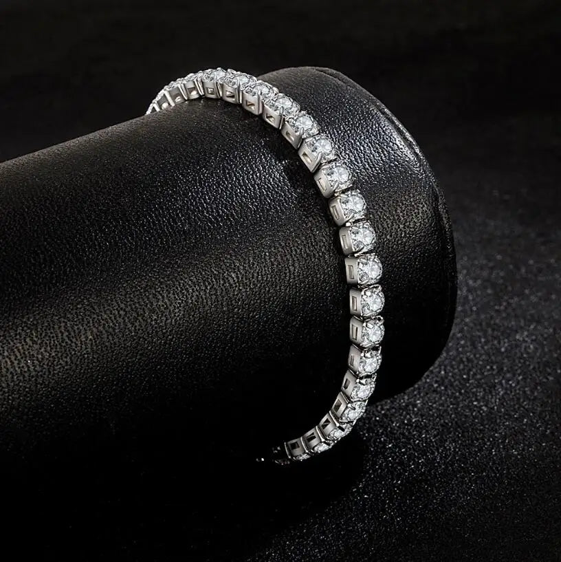 Geniune Moissanite Tennis Diamond Bracelet for Women