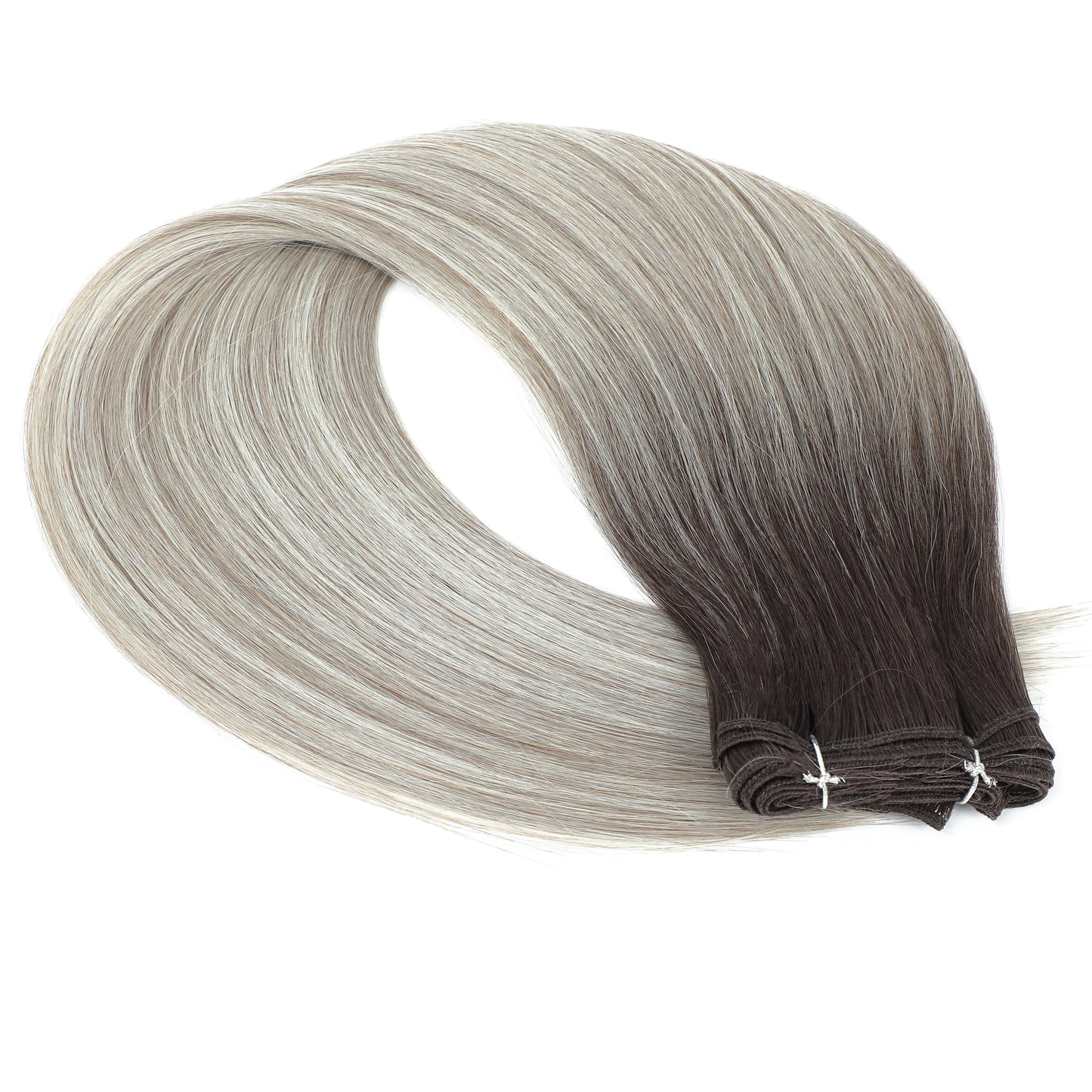 Bone Straight Hair Bundles – Synthetic Yaki Straight Extensions, Full-End Long Ponytail Weaving for Women