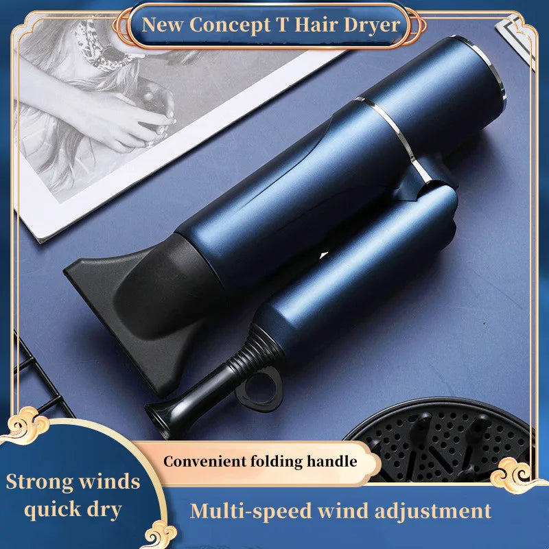 Professional Foldable Hair Dryer β High Power Negative Ion Blow Dryer for Salon & Home