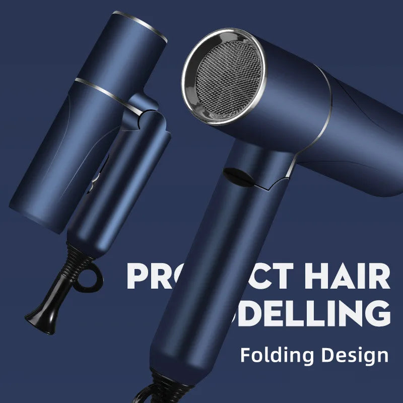 Professional Foldable Hair Dryer β High Power Negative Ion Blow Dryer for Salon & Home