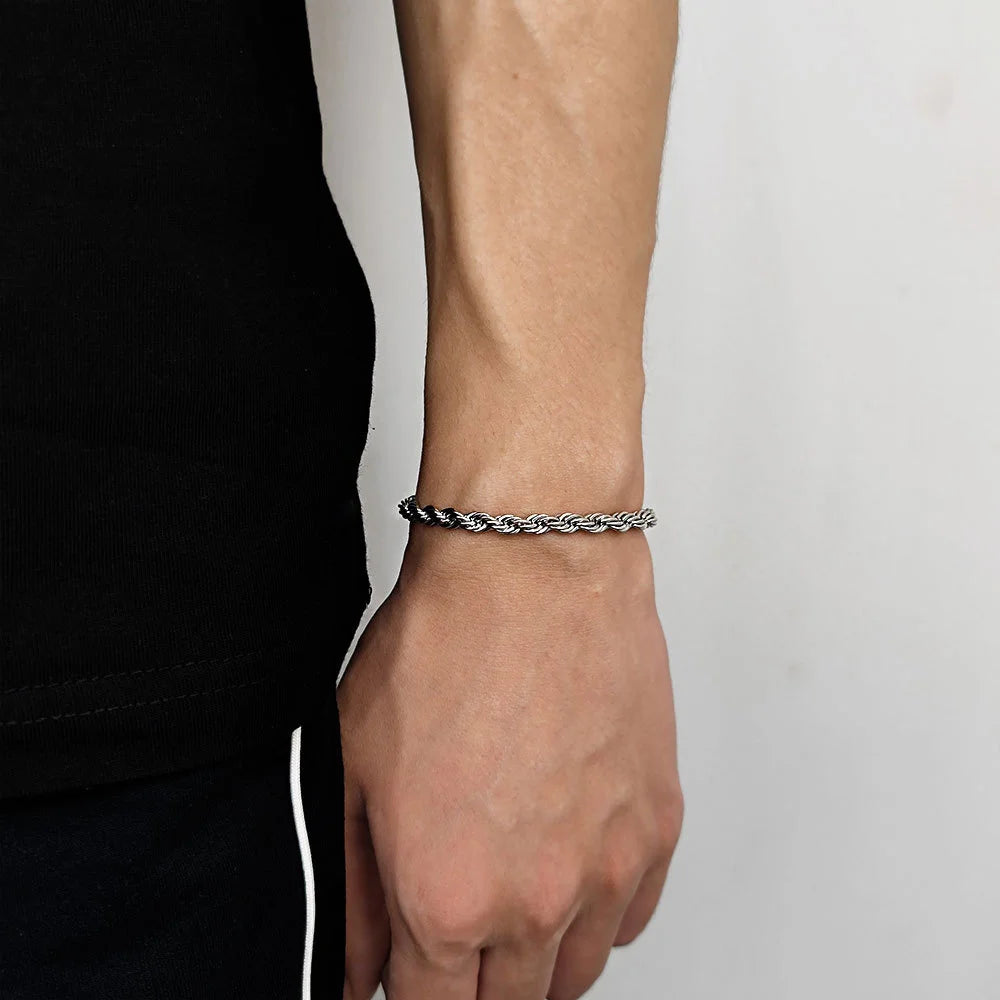 Twist Chain Bracelet β Retro Gold Fashion Jewelry for Men & Women