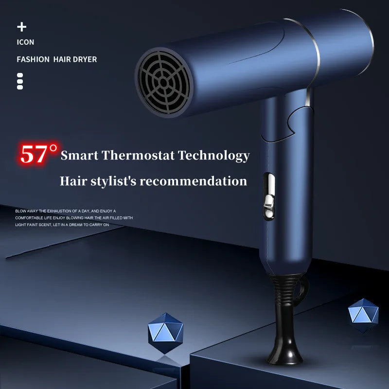 Professional Foldable Hair Dryer β High Power Negative Ion Blow Dryer for Salon & Home