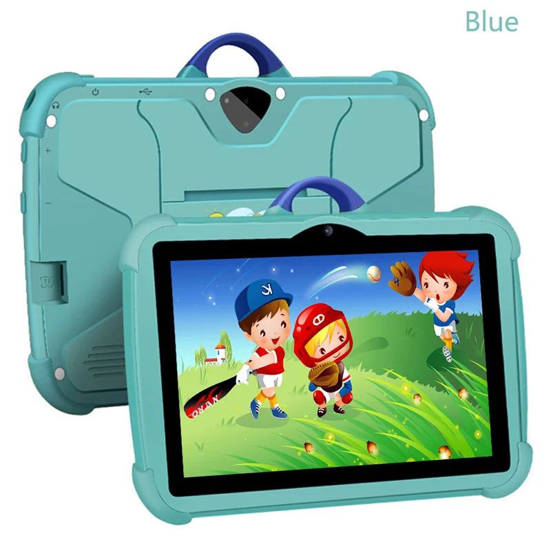 Kids Tablet 7-Inch Android – Quad-Core, 4GB RAM 64GB ROM, Educational Games & Learning Apps, Cartoon Design, Parental Control & Entertainment