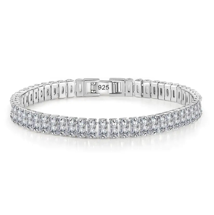 Geniune Moissanite Tennis Diamond Bracelet for Women