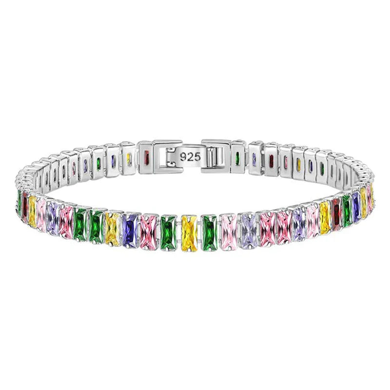 Geniune Moissanite Tennis Diamond Bracelet for Women