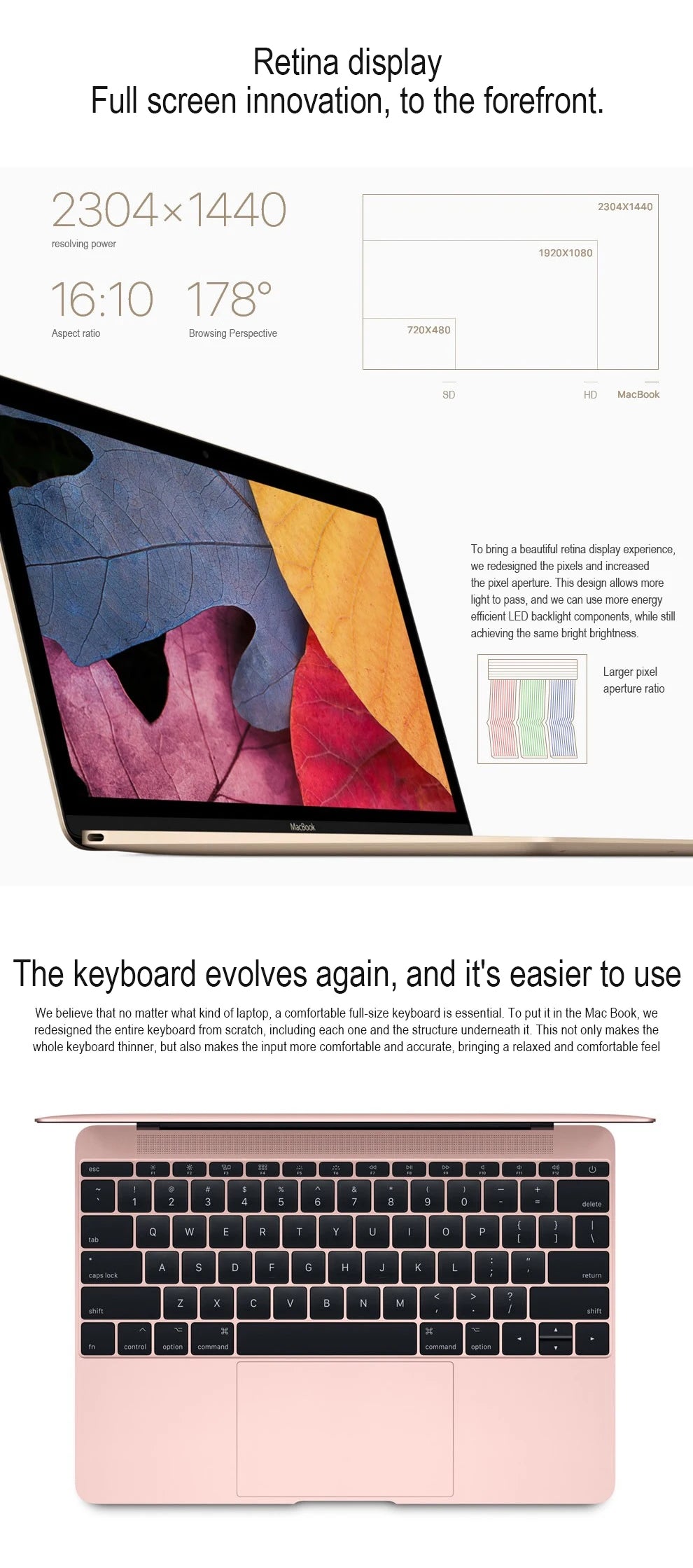 Apple MacBook Air 12" (2016) – Intel Core HD 5300, 8GB RAM, 256GB SSD, Retina Display, Ultra-Thin Genuine Laptop with WiFi