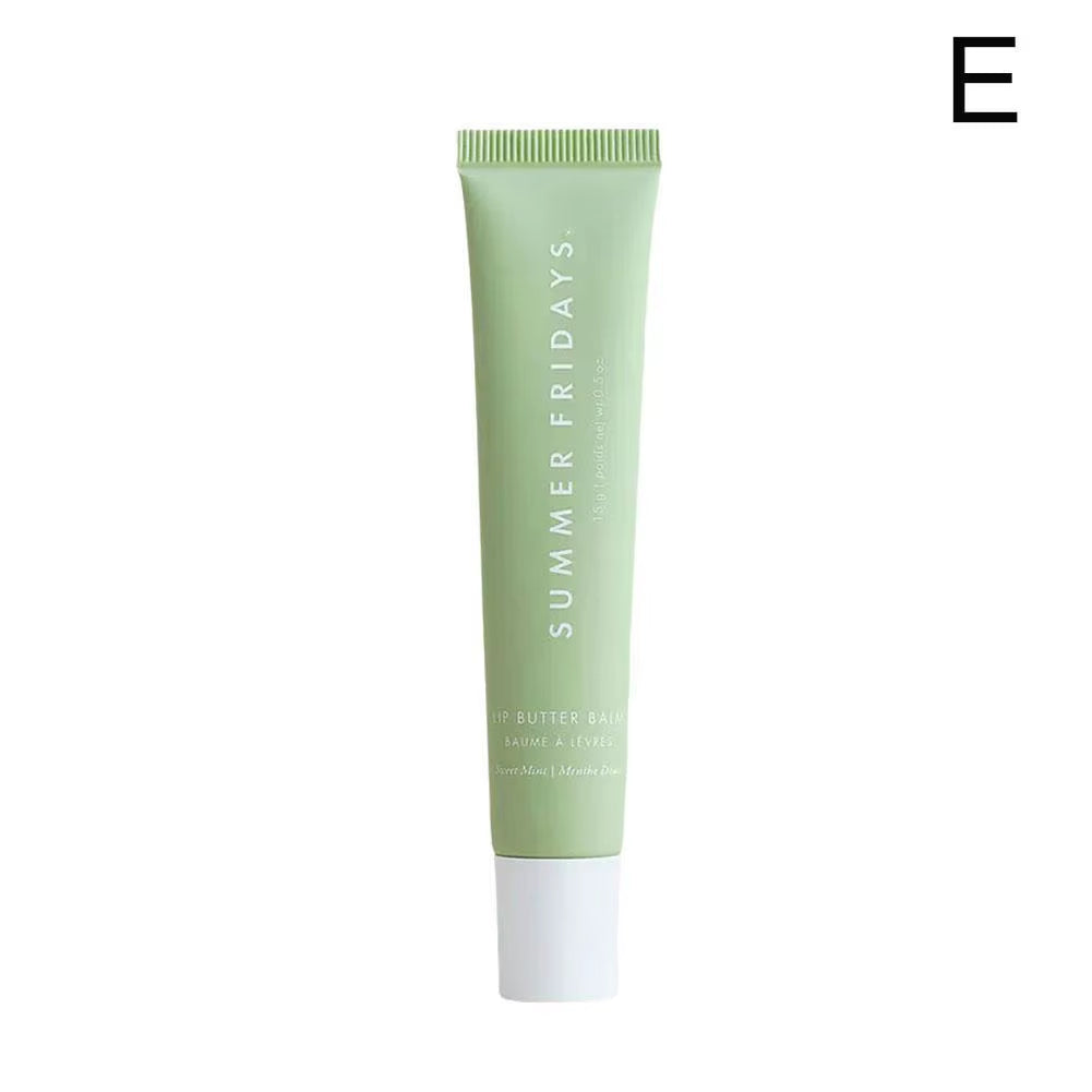 Summer Fridays Vanilla Beige Lip Balm Mini Lip Gloss Set: Moisturizing, Transparent Lip Makeup