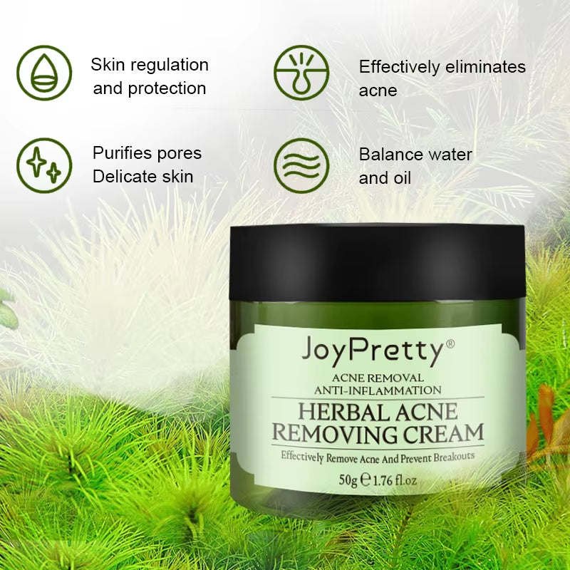 Joypretty Herbal Acne Removal Face Cream: Pimple Treatment and Moisturizing Repair for Clearer Skin