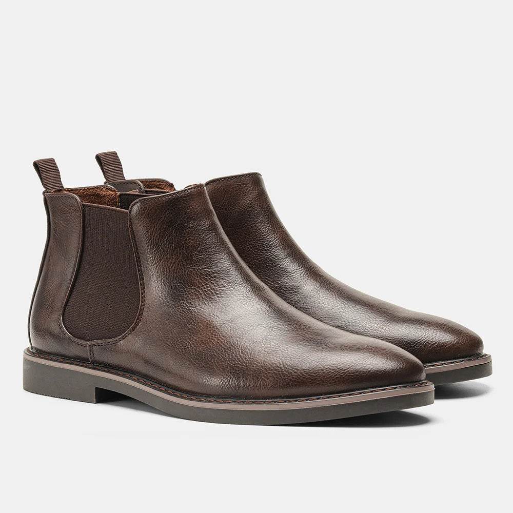 Men's Retro Chelsea Boots: Comfortable and Fashionable Footwear for Stylish Men