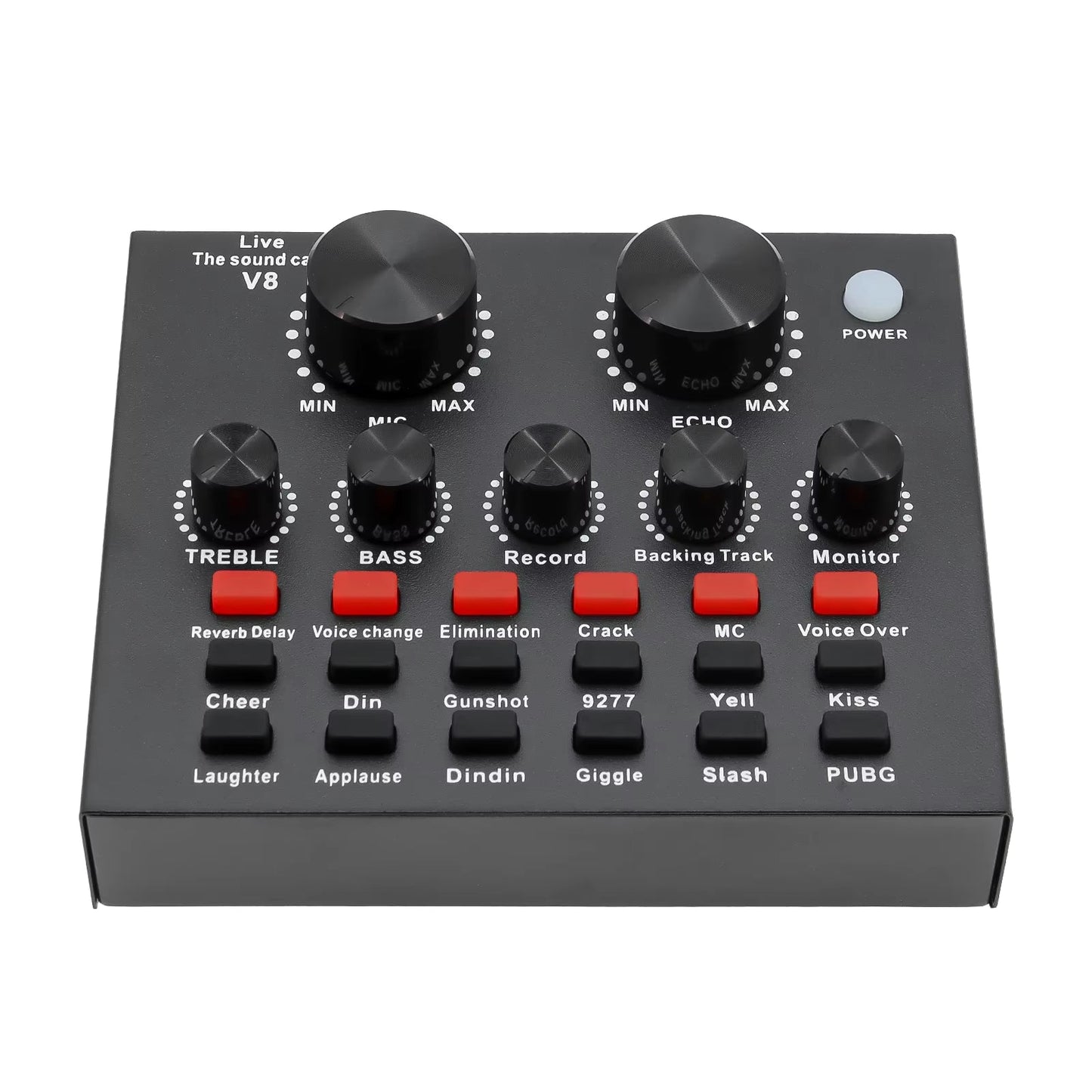 V8 Sound Card: Voice Change and Live Streaming Karaoke Headset