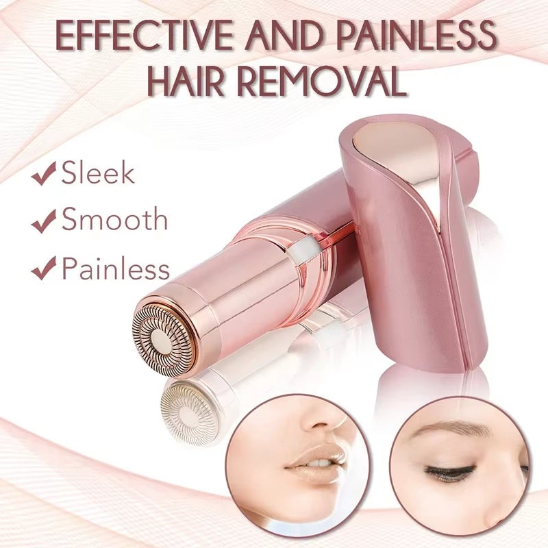 New Epilator Face Hair Removal Lipstick Shaver: USB Electric Eyebrow Trimmer and Mini Shaver for Women