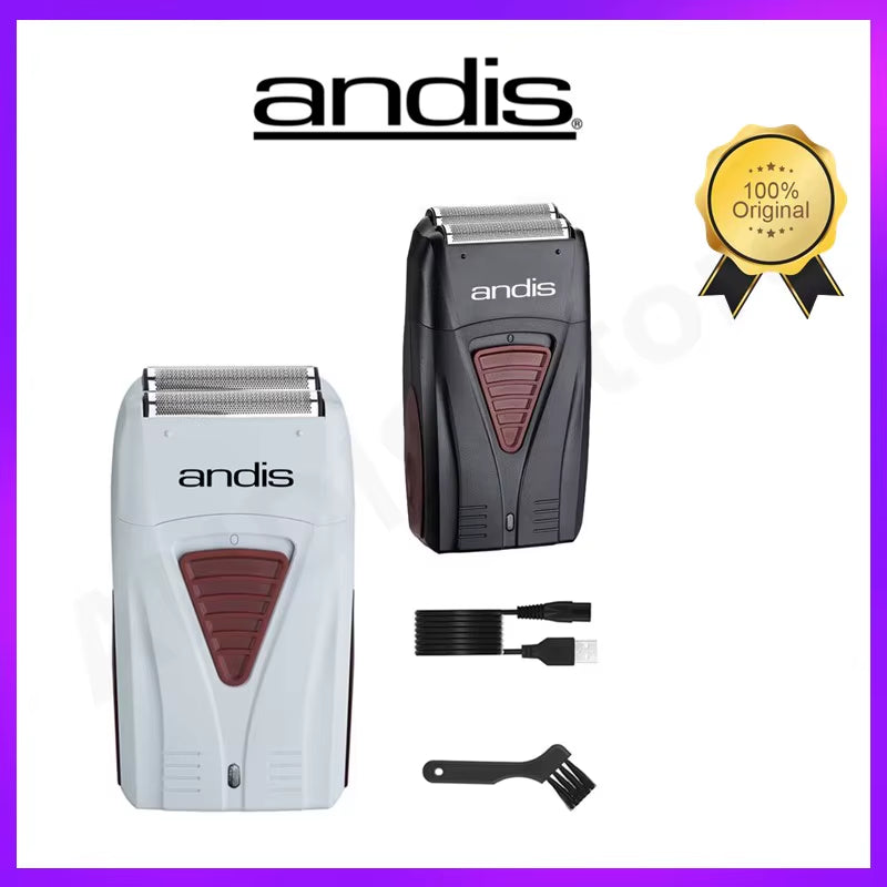 Andis Foil Lithium Titanium Cordless Shaver – Smooth Shaving Razor with Charger for Men, Bald Hair Clipper