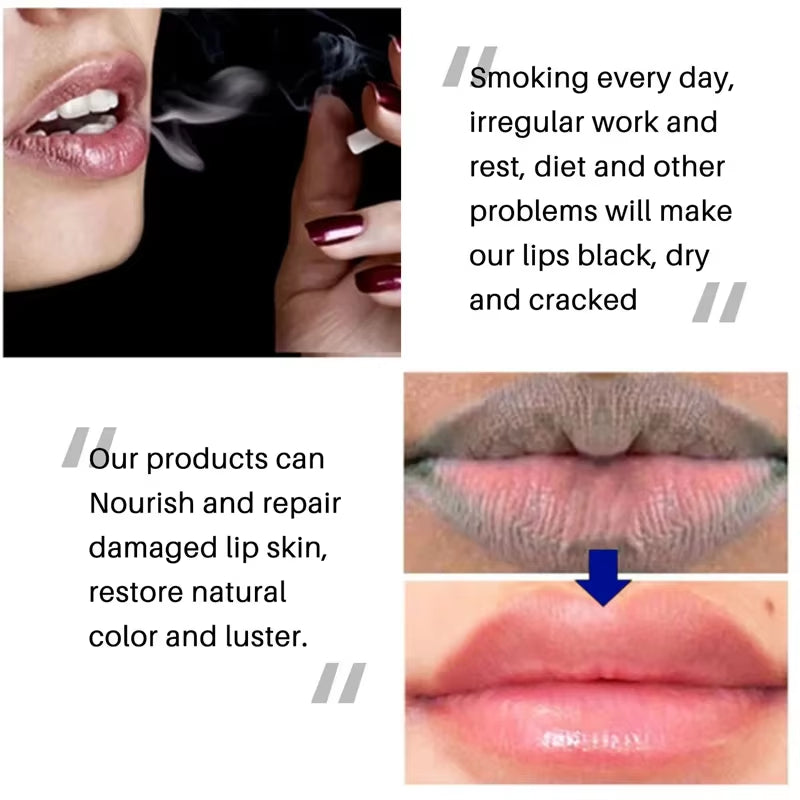 Dark Lip Lightening Balm: Exfoliating, Moisturizing, and Glossy Treatment for Healthier Lips