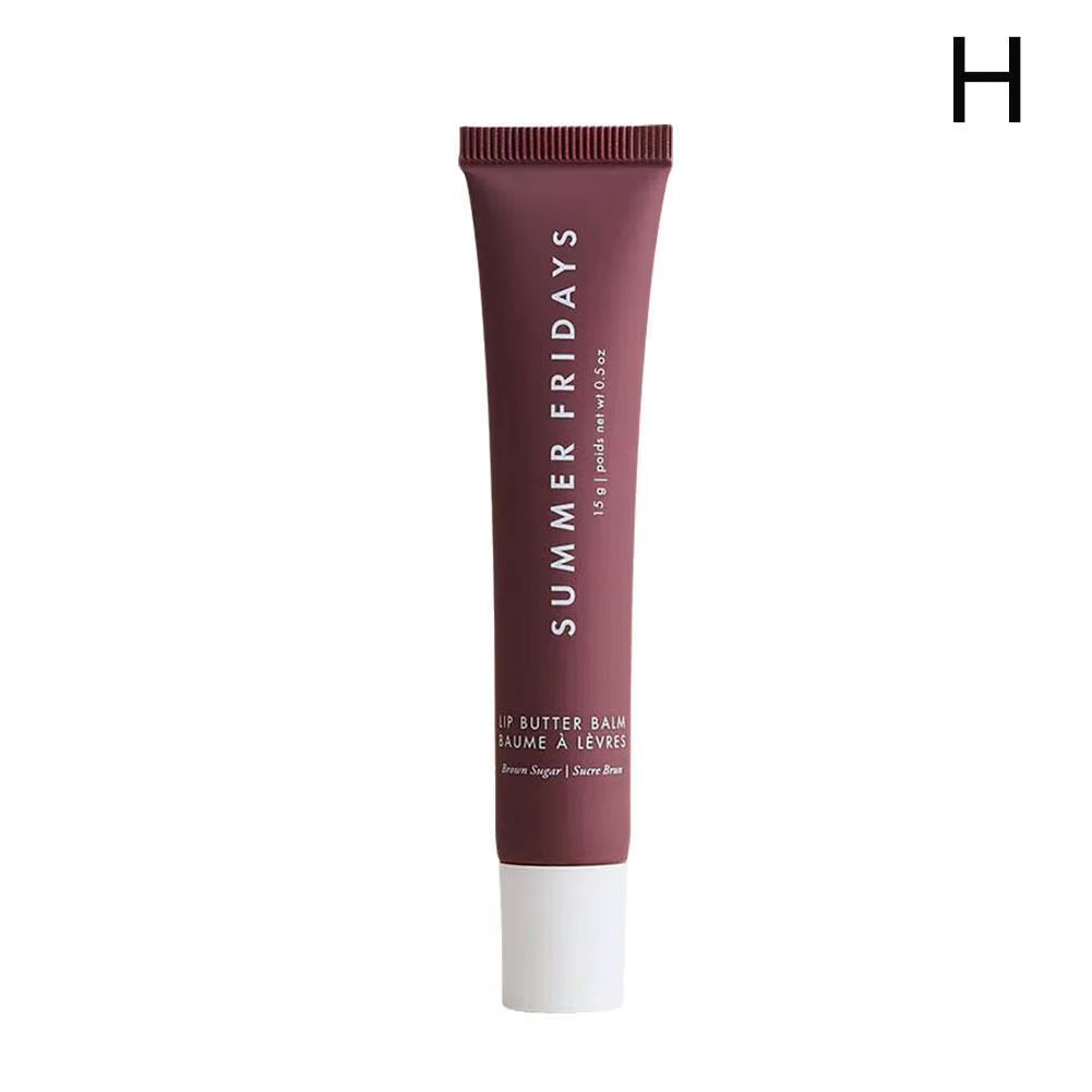 Summer Fridays Vanilla Beige Lip Balm Mini Lip Gloss Set: Moisturizing, Transparent Lip Makeup